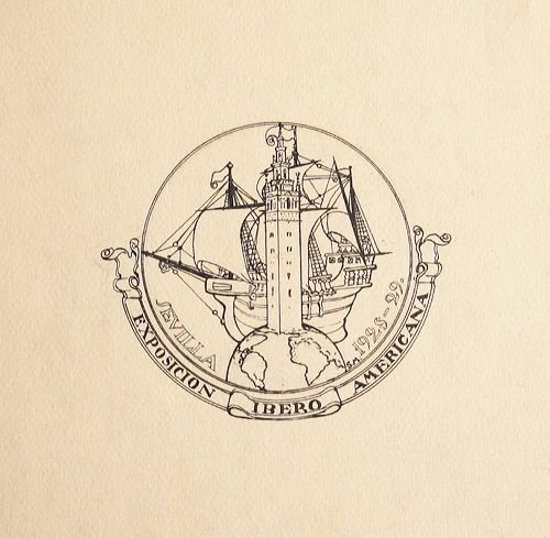 Logotipo de la Exposición Iberoamericana de 1929. Archivo de Santiago Martínez.
